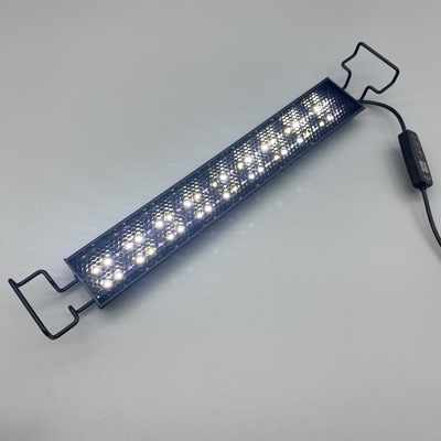 রেপটাইল লাইট 8W অ্যালুমিনিয়াম LED UVA UVB ল্যাম্প নিয়ন্ত্রণযোগ্য LED রেপটাইল লাইট ফিক্সচার ডিমিং এবং 2 ইউভিআই মোড