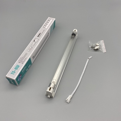 শক্তিশালী 6W 185nm T5 ইউভিসি ল্যাম্প F6T5 G5 ইউভিসি ওজোন স্টেরিলাইজেশন ল্যাম্প