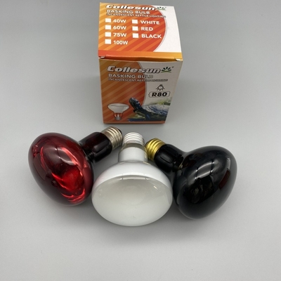 75W ইউভিএ স্পট ল্যাম্প R63 R80 সরীসৃপ এবং উভচর দাড়িযুক্ত ড্রাগন ল্যাজার্ড স্পাইডার সাপ টর্টুস চ্যামেলিওন সরীসৃপ তাপ ল্যাম্প