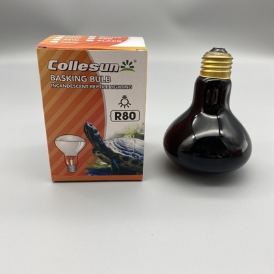 R63 R80 60W/75W UVA UVB স্পট ল্যাম্প সরীসৃপ এবং উভচর সরীসৃপ তাপ ল্যাম্প জন্য