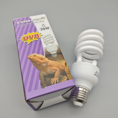 E27 13W/26W সিএফএল ইউভিবি ল্যাম্প 26W 10.0 ইউভিএ এবং ইউভিবি বাল্ব